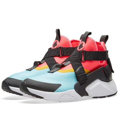 Buy Women S Nike Air Huarache City Aqua Black Pink Hite At Goxip
