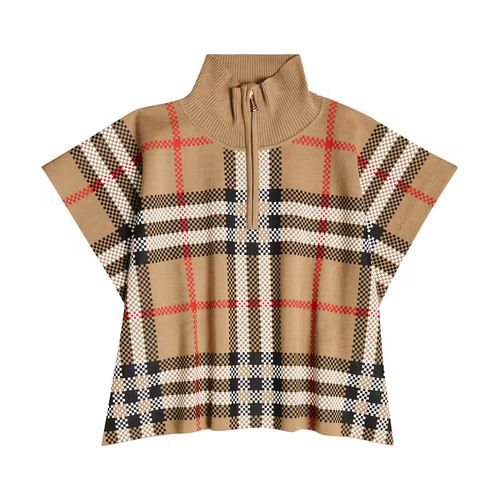 BURBERRY CHILDREN Burberry Kids Wool-Blend Poncho for Kids