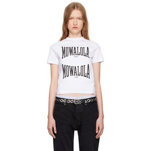 Mowalola White Double Sweat T-Shirt for Women