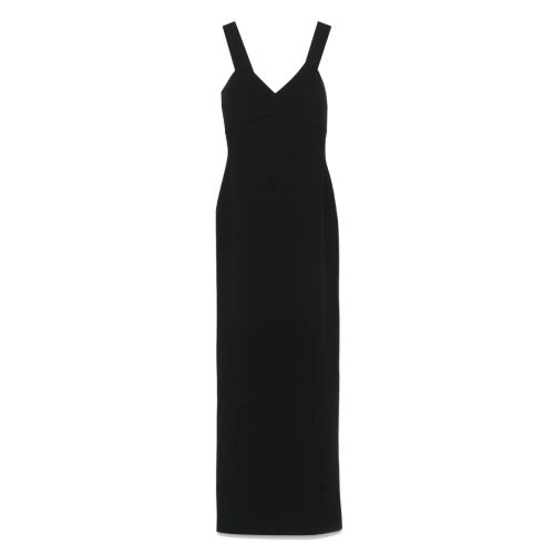 knee length dresses for ladies The Irma Maxi Dress in Ultra Pink – Solace London main image 0
