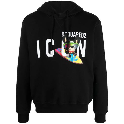 DSQUARED² DSQUARED2 Hoodie Mit Kordelzug Schwarz für Herren