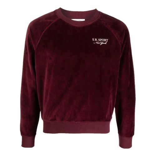 Farfetch Sporty And Rich Brown Sweatshirt Farfetch Brown Print