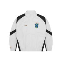 Corteiz Olympic Shuku Brasil Jacket White/Black for Men 
